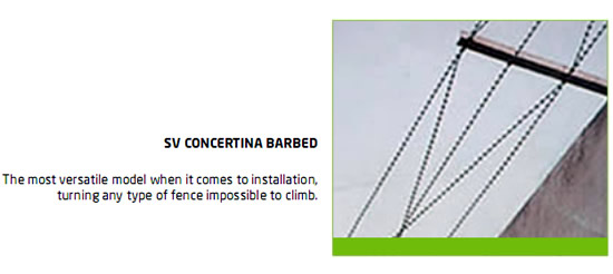 SV CONCERTINA BARBED